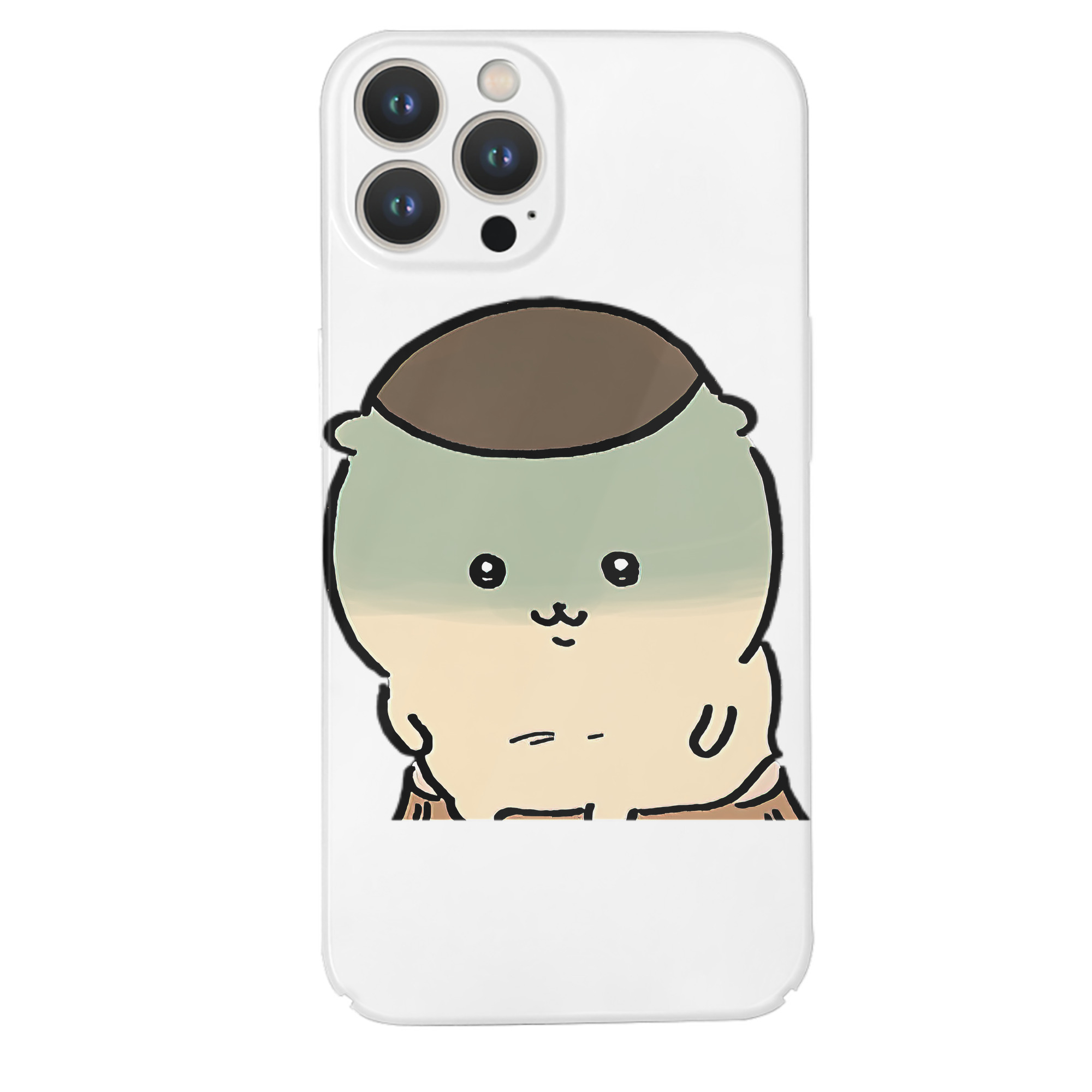 （画像用） ちいかわ くりまんじゅう Chii-kawa kuri manjū 【iPhone 14シリーズ対応】ハードケース